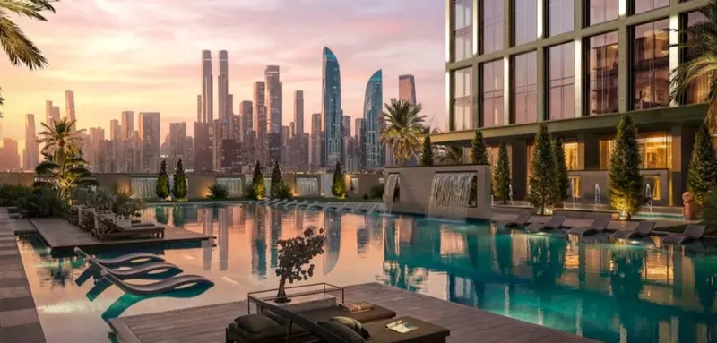 Binghatti Spectre building exterior in Al Jaddaf Dubai